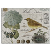 moderne  vogel en nest snijplank (Voorkant)