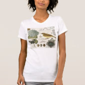 moderne  vogel en nest t-shirt (Voorkant)