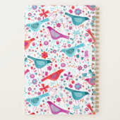 Moderne Vogel Waterverf Planner (Achterkant)