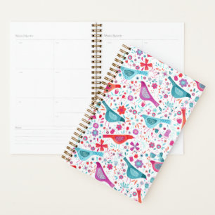 Moderne Vogel Waterverf Planner