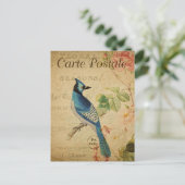 Moderne  vogelbodemcollage briefkaart (Staand voorkant)