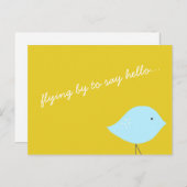 Moderne vogelBriefkaart Briefkaart (Voorkant / Achterkant)