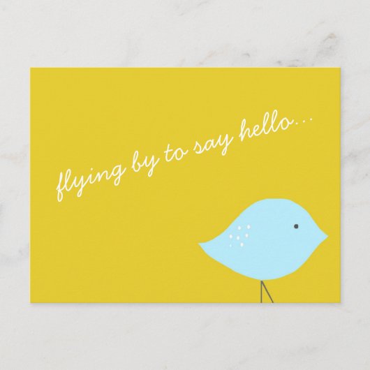 Moderne vogelBriefkaart Briefkaart (Voorkant)