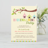 Moderne Vogelhuisjes voor opwarming van de aarde Kaart (Staand voorkant)