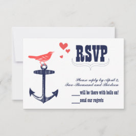  moderne vogeljacht op de vogelgriep Anchor RSVP Kaartje