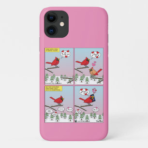 Moderne vogelparing roept Comic Case-Mate iPhone Case