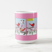 Moderne vogelparing roept Comic Koffiemok (Center)