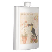 Moderne  vogelroze vlinder flacon (Rechts)