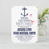  moderne vogelvogelmarine Anchor Kaart (Staand voorkant)