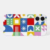 Moderne volks kunst  iPhone 16 hoesje