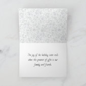 Moderne volkskunst vakantie verpakte geschenken op kaart (Binnen)