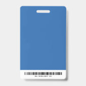 Moderne Volledige Foto Zakelijke ID Badge (Achterkant)