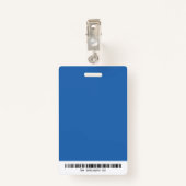 Moderne Volledige Foto Zakelijke ID Badge (Achterkant met clip)