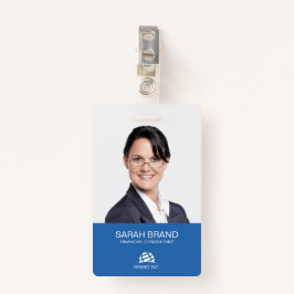 Moderne Volledige Foto Zakelijke ID Badge