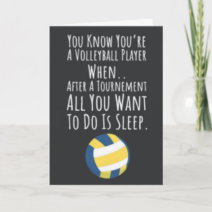 Moderne Volleybal Teamkaarten Sport School Atleet Kaart