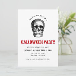 Moderne volwassen Halloween Kostuum Party Skull In Kaart