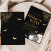 Moderne Volwassen Pompoen Halloween Party Kaart