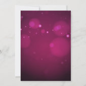 Moderne volwassen roze disco party 30e verjaardag kaart (Achterkant)