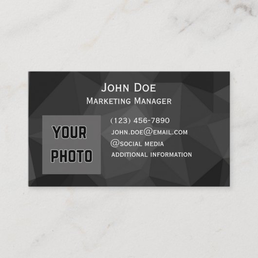 Moderne voor- en achterkant Visitekaartjes (Voorkant)