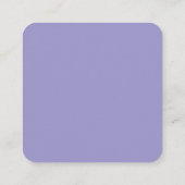 Moderne voor- en achternaam met monogram informatiekaartje (Achterkant)