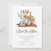 Moderne Voorraad Het Keuken Vrijgezellenfeest Kaart (Voorkant)