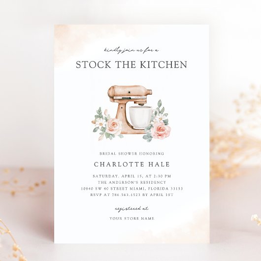 Moderne voorraad in de keuken kaart