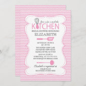 Moderne voorraad van de Keukenbridal-douche Kaart (Voorkant / Achterkant)