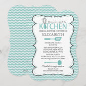 Moderne voorraad van de Keukenbridal-douche Kaart (Voorkant / Achterkant)