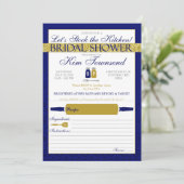 Moderne voorraad van het KeukenVrijgezellenfeest Kaart (Staand voorkant)