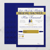 Moderne voorraad van het KeukenVrijgezellenfeest Kaart (Voorkant / Achterkant)