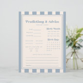 Moderne Voorspellingen/Advies Blauwe Streep Baby S (Staand voorkant)