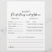 Moderne voorspellingen en advieskaarten voor elega (Voorkant)