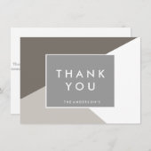 Moderne Vorm Bedankt Kaarten | BEDANKT KAARTEN (Voorkant / Achterkant)