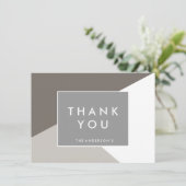 Moderne Vorm Bedankt Kaarten | BEDANKT KAARTEN (Staand voorkant)