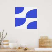 Moderne vormen Design Art Poster (Keuken)