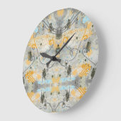 Moderne vormen en kleur grote klok (Hoek)