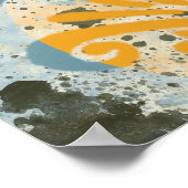 Moderne vormen en kleur poster (Hoek)
