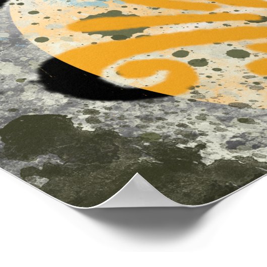 Moderne vormen en kleur poster (Hoek)