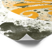 Moderne vormen en kleur poster (Hoek)