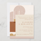 Moderne vormen en lijnpartij kaart (Voorkant)