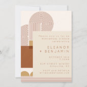 Moderne vormen en lijnverwarming kaart (Voorkant)