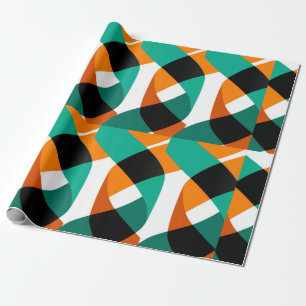 Moderne vormen en naadloos geometrisch patroon in  cadeaupapier