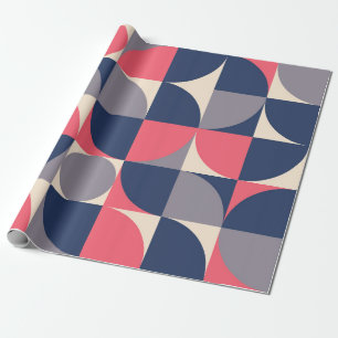 Moderne vormen en naadloos geometrisch patroon in  cadeaupapier