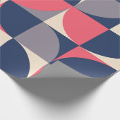 Moderne vormen en naadloos geometrisch patroon in cadeaupapier (Hoek)