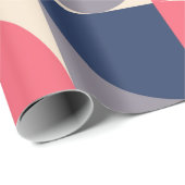 Moderne vormen en naadloos geometrisch patroon in cadeaupapier (Rol Hoek)