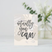 Moderne vormen kun je eigenlijk positief citeren briefkaart (Staand voorkant)