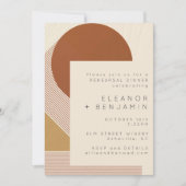 Moderne vormen van koper-goudrepetitie kaart (Voorkant)