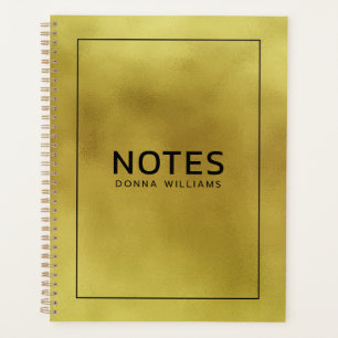 Moderne vormgeving Iridescent faux Gold folie acht Planner