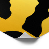 Moderne vormgeving met bladeren. Tropische bladere Poster (Hoek)