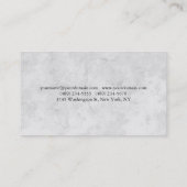 Moderne vormgeving met eenvoudige grijze Professio Visitekaartje (Achterkant)